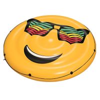 Inflable Smiley Summer con Cuerdas de Agarre
