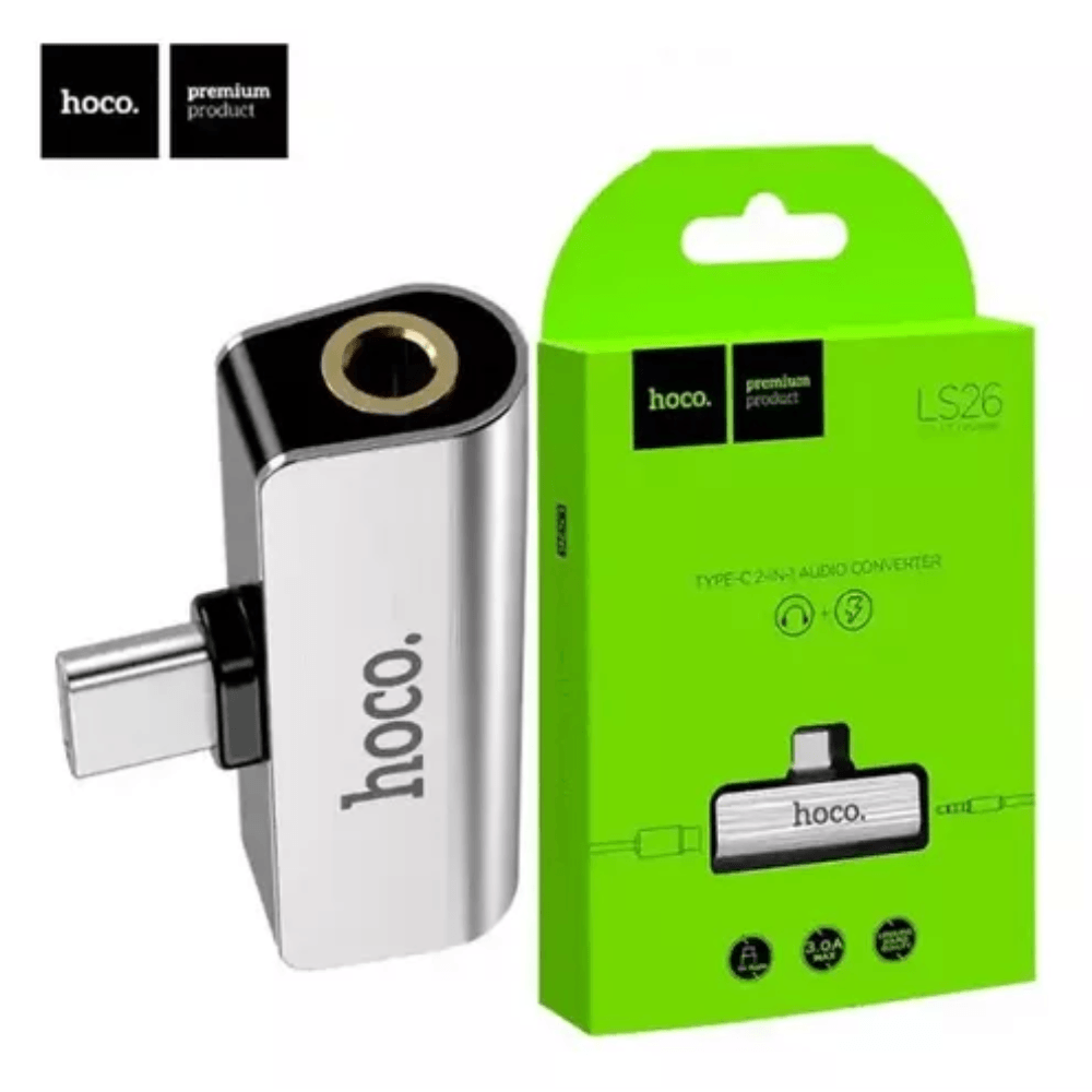 Adaptador Audio Tipo C 2 En 1 LS26