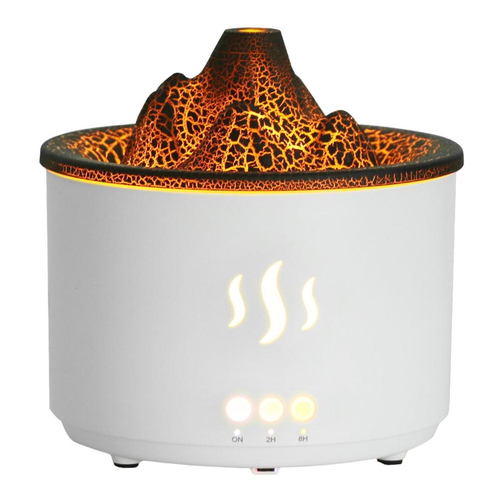Humidificador Volcán 3D 400ML Difusor de Aromas con Control YX-1501
