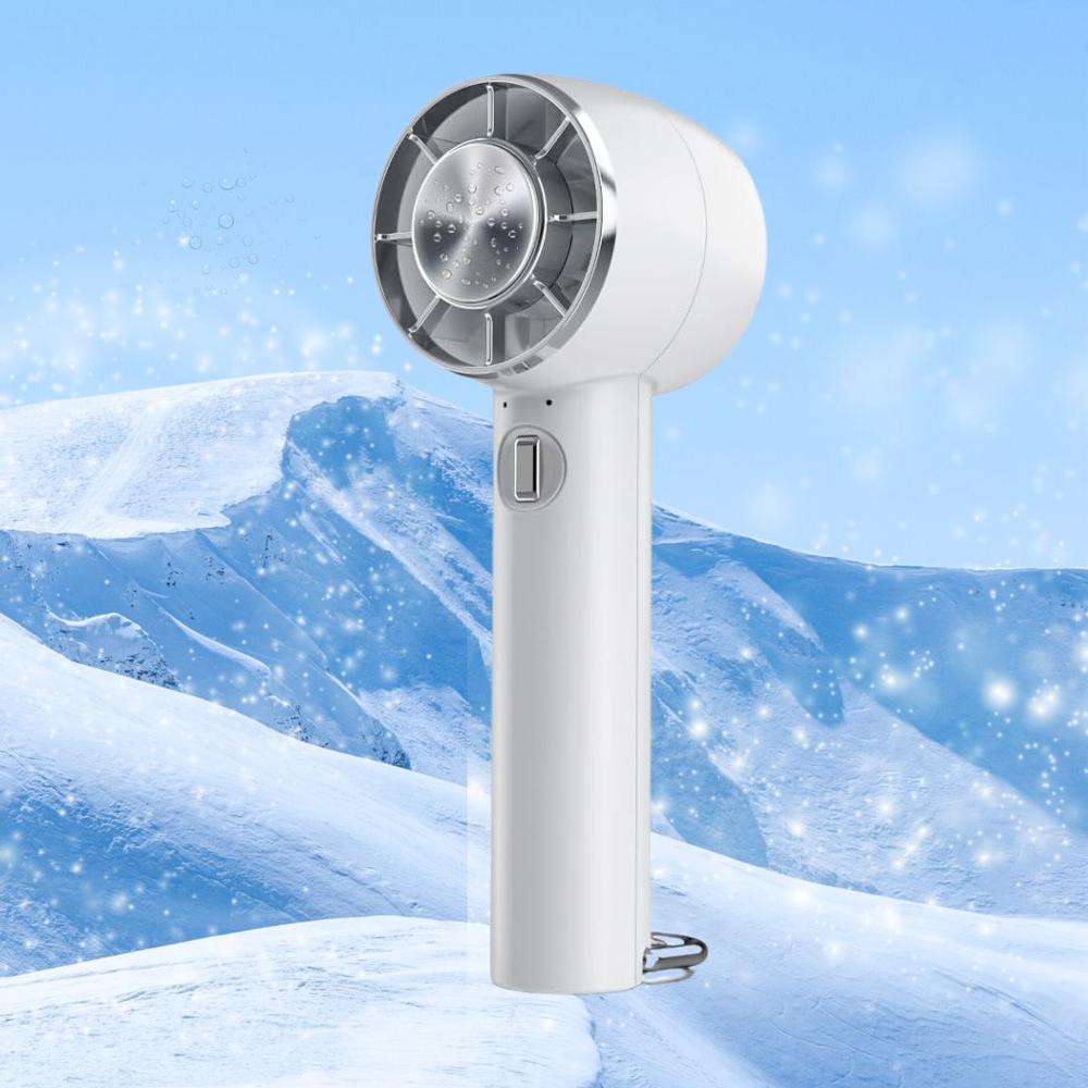 Ventilador Turbo de Mano con Enfriamiento Blanco HogarMás