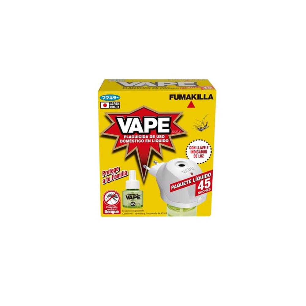 Repelente Vape Aparato Líquido + Repuesto 45ml Repelente Vape Aparato Líquido + Repuesto 45ml