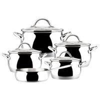 Juego de Ollas Acero Inoxidable 9 Piezas Magefesa Kuchen
