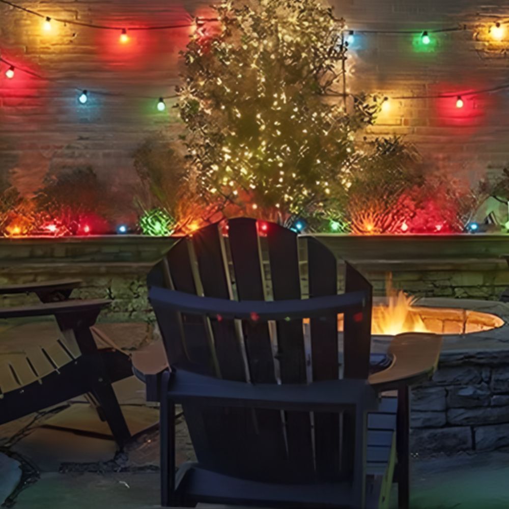 Guirnalda LED Orange 12 Focos Luz Cálida 7m para Exterior