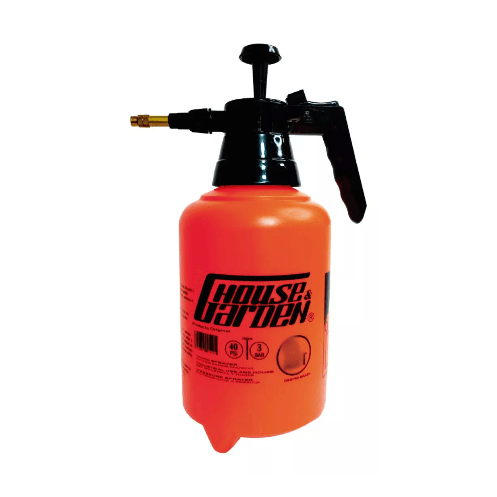 Pulverizador Fumigador Boquilla de Bronce 1 lt Naranja House Garden