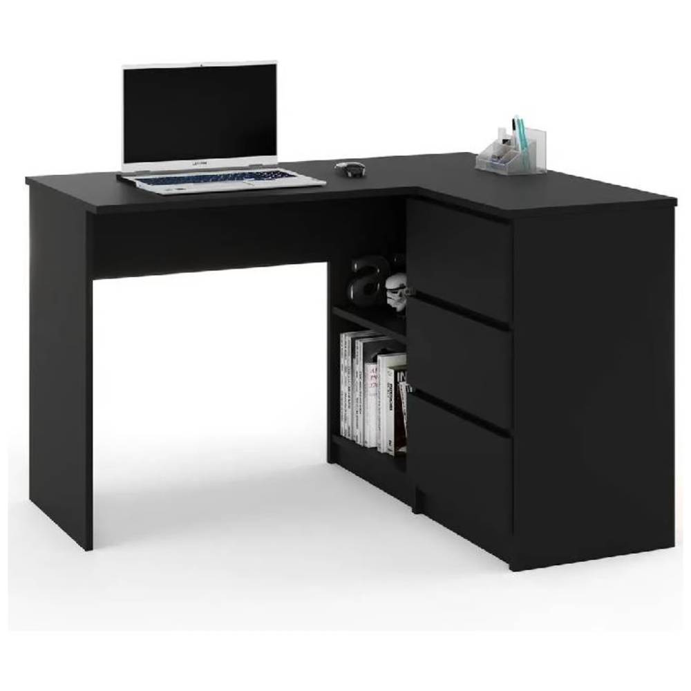 ESCRITORIO NACION MUEBLES ESTEBAN COLOR NEGRO