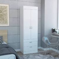 ROPERO NACION MUEBLES ALE COLOR BLANCO NM