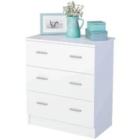 COMODA NACION MUEBLES NICOMEDO COLOR BLANCO NM