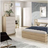 COMODA NACION MUEBLES ARISTOTELES COLOR BLANCO-PANELA NM