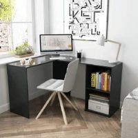ESCRITORIO NACION MUEBLES LUARA COLOR NEGRO
