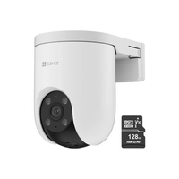 Cámara de seguridad exterior H8C PRO 3K 5MP Lente 360° + Micro SD 128GB - Ezviz
