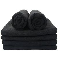 Toalla De Baño 140 X 70 Cm Multitoallas Negro De 550 Gr