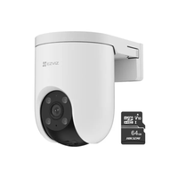 Cámara de seguridad exterior H8C PRO 3K 5MP Lente 360° + Micro SD 64GB - Ezviz