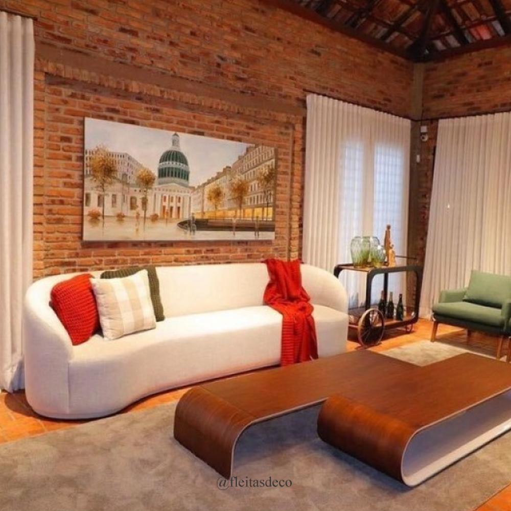 Sofá Curvo Sonho De 3 Cuerpos