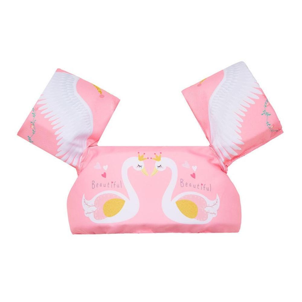 Chaleco Flotador con Brazeros Cisne Rosadito