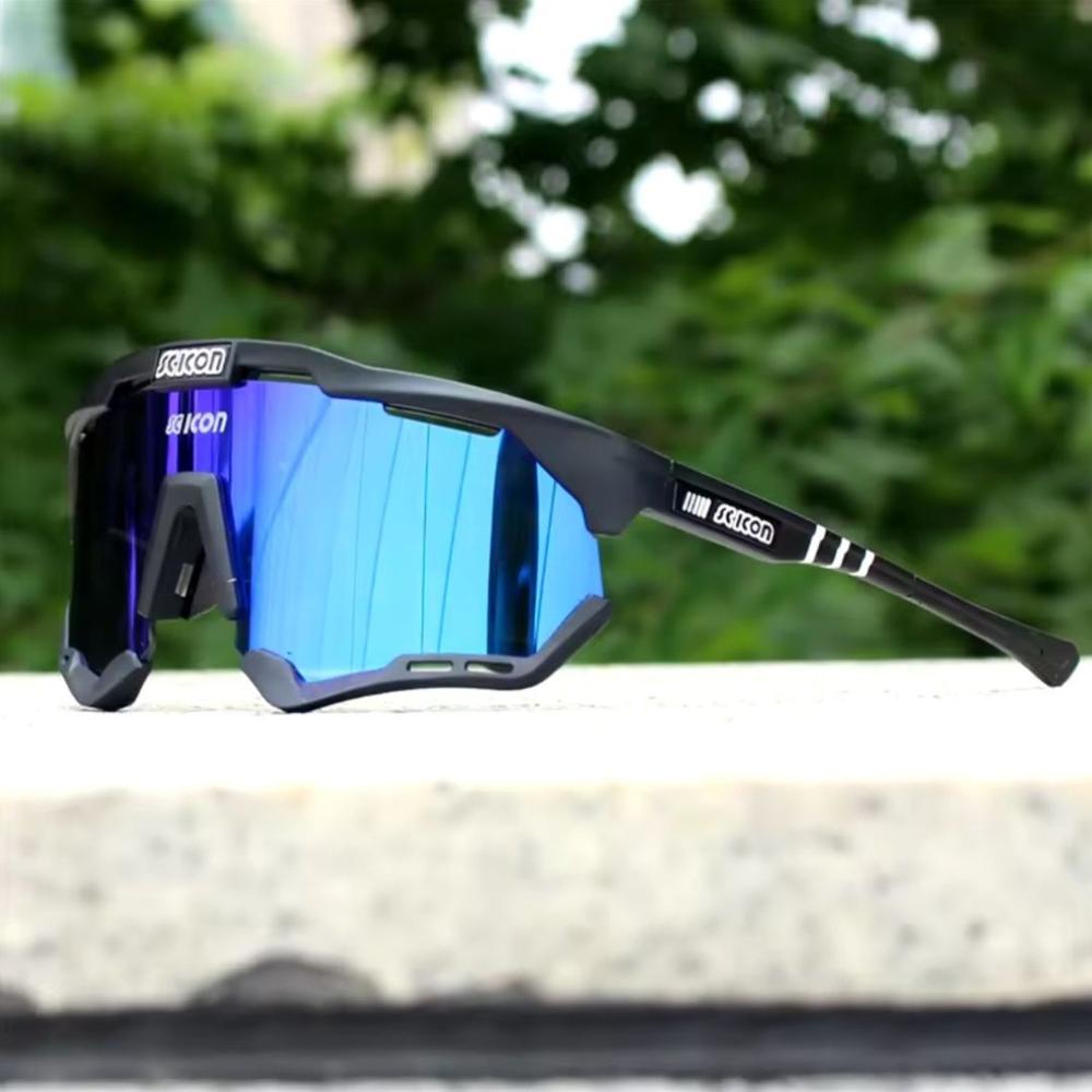 Gafas de Ciclismo y Running, Deportes al Aire Libre, UV400, Unisex - Azul