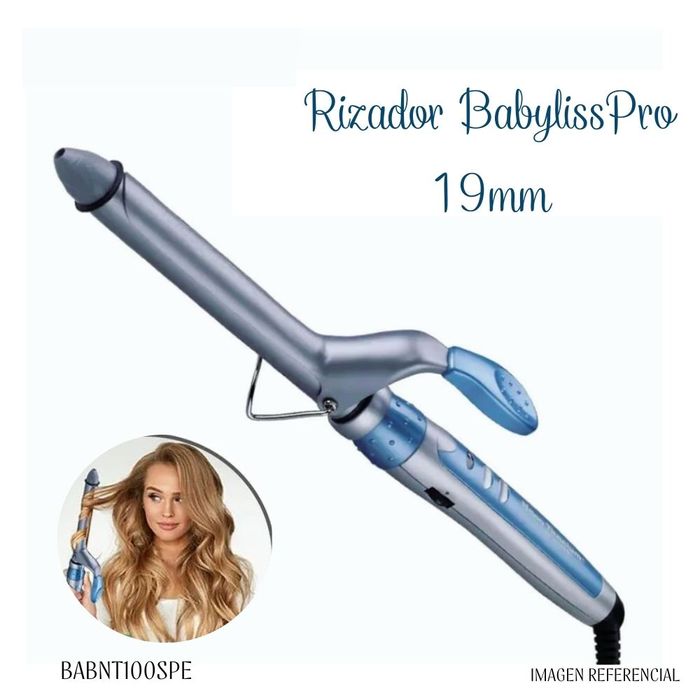 Rizadora Cabello Babyliss Pro Nano Titanium 19 Promart
