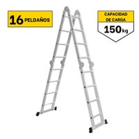 Escalera Multiposicion 16 Peldaños C&A 200609