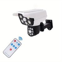 Cámara Simulada de Seguridad con Sensor Humano Solar