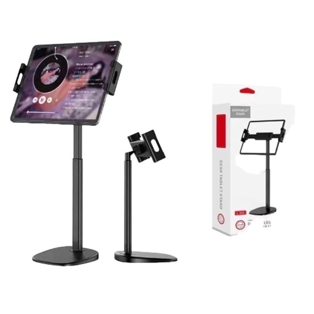Soporte Mesa Tablet Celular Ajustable Negro | | Promart.pe - Promart