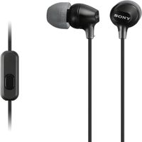 Audífono Sony EX15AP Con Micrófono Negro
