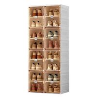Zapatero plegable 8 pisos de 132 cm