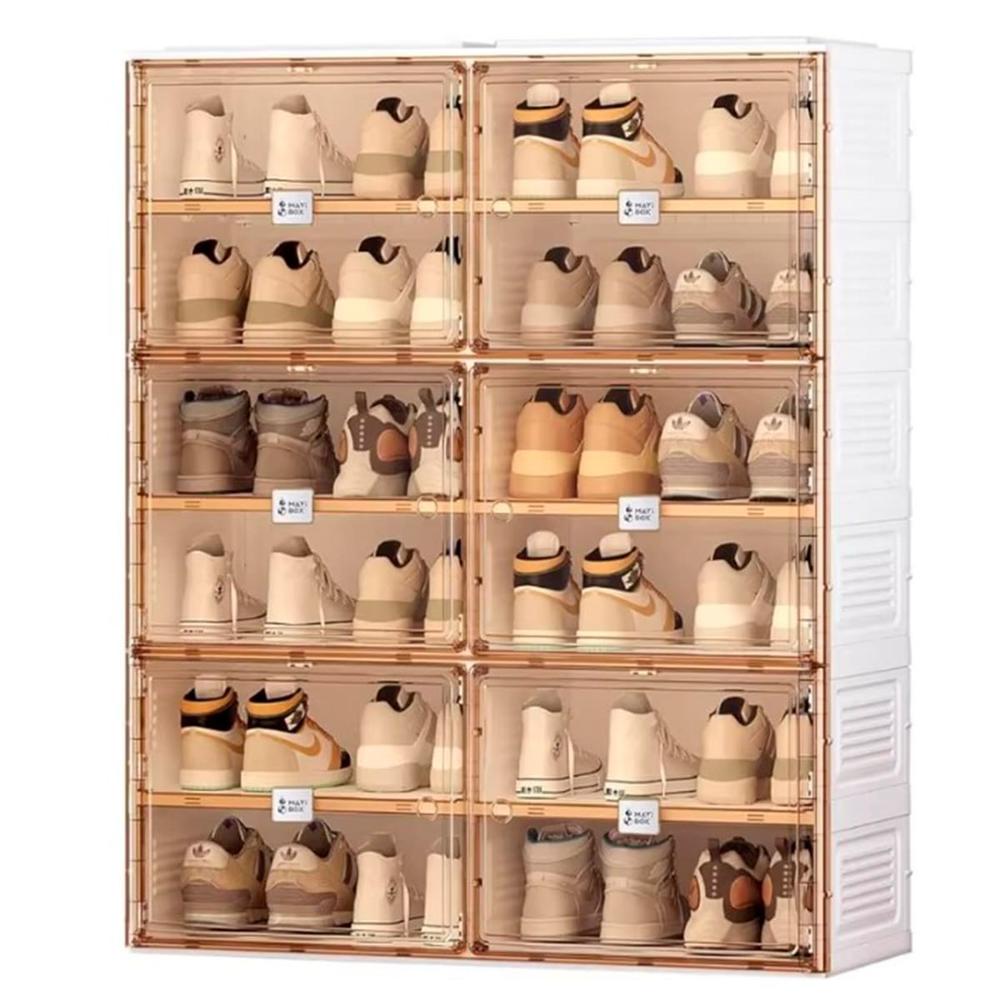 Zapatero plegable premium 6 pisos de 104 cm