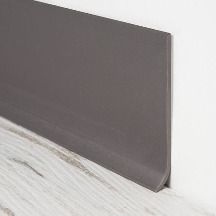 Zócalo PVC Pisopak Gris Mate de 3 Zócalo PVC Pisopak Gris Mate de 3