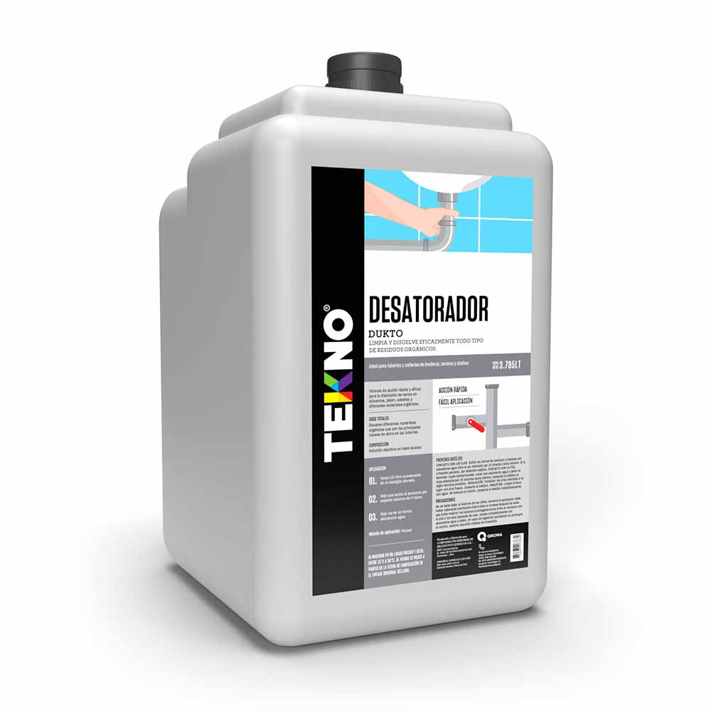 Desatorador de baño Tekno 1 galón