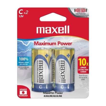 Pilas Pack x 2 C Maxell Pilas Pack x 2 C Maxell