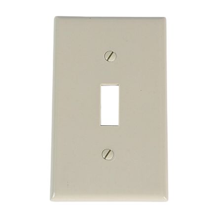 Placa simple baquelita p/interrup de palanca MF Leviton