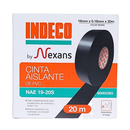 Cinta Aislante Nae 19-20S 20 metros Indeco Cinta Aislante Nae 19-20S 20 metros Indeco