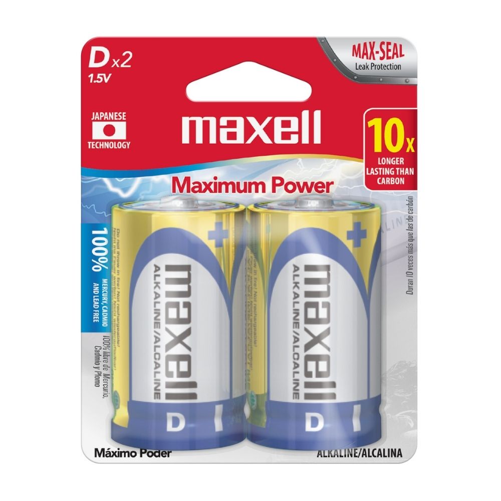 Pilas Pack x 2 D Maxell