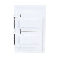 Placa doble hermética baquelita BL Leviton