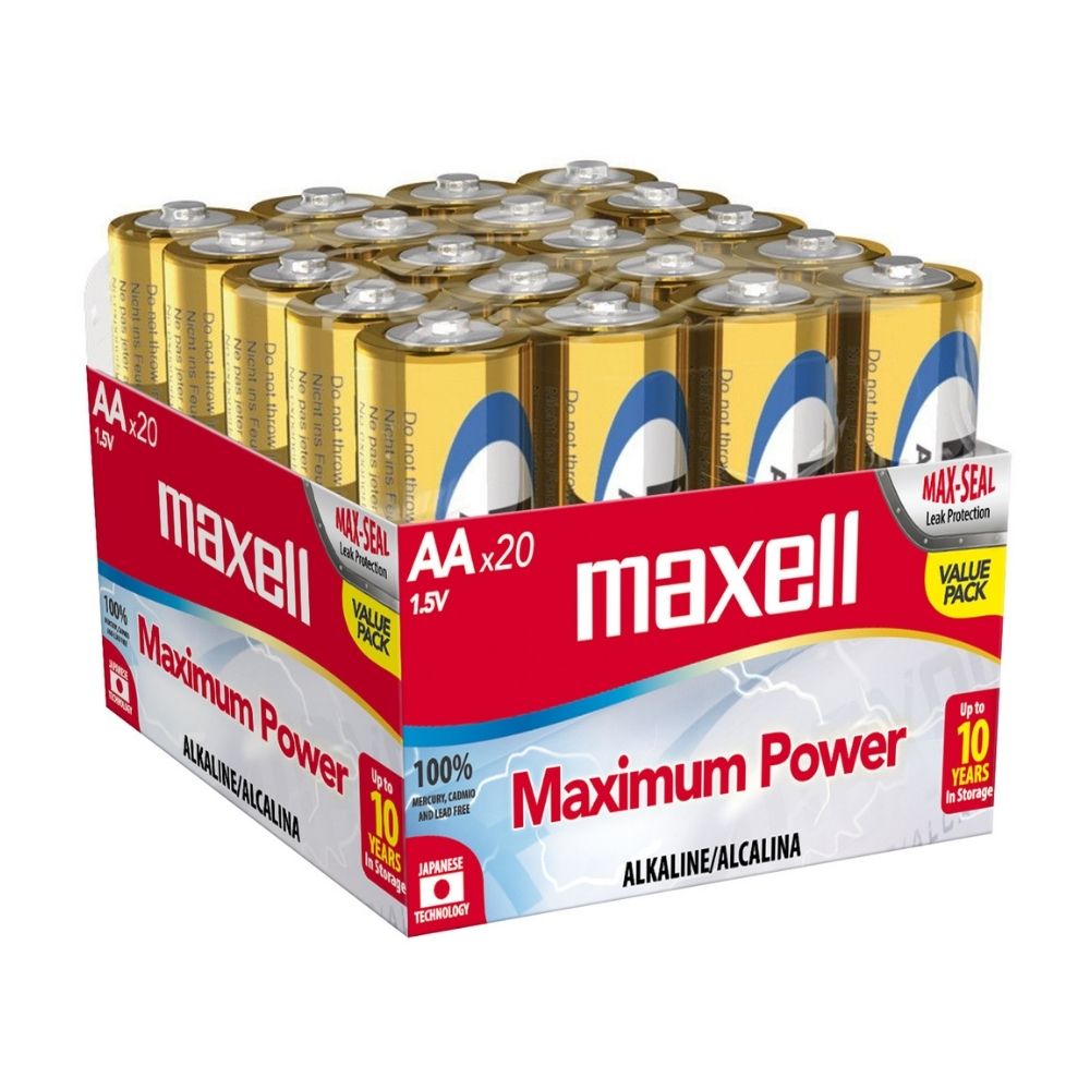 Pilas Pack x 20 AA Maxell Pilas Pack x 20 AA Maxell