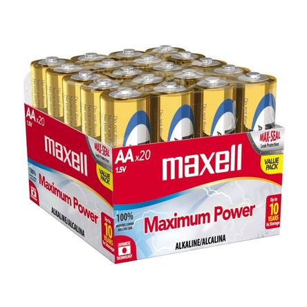 Pilas Pack x 20 AA Maxell Pilas Pack x 20 AA Maxell