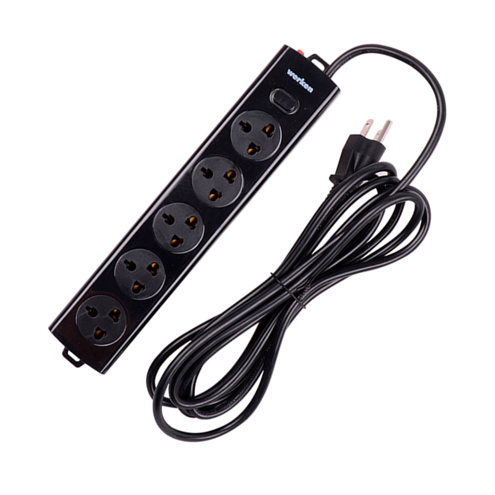 Extensión 5 tomas universal tierra 3 metros Werken