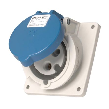 Toma para empotrar IP44 2P+Tierra 32A 250V Mennekes Toma para empotrar IP44 2P+Tierra 32A 250V Mennekes