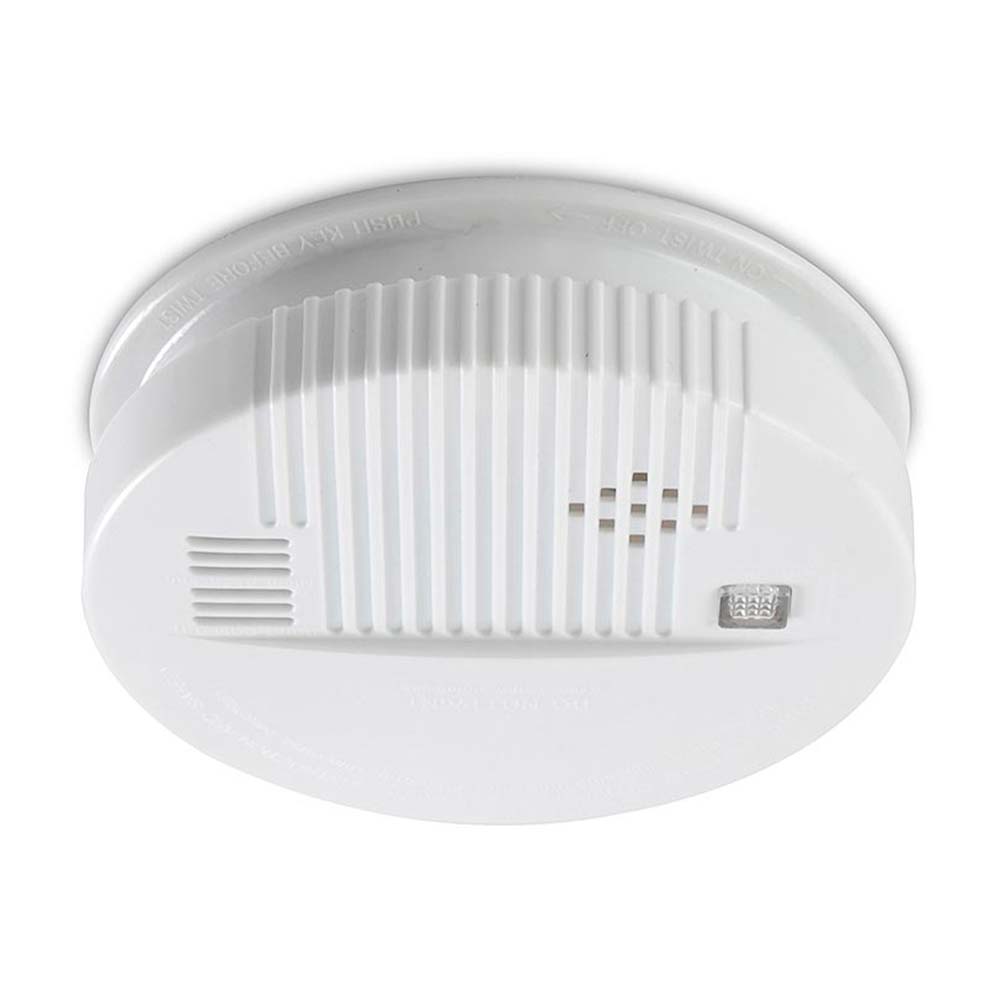 Detector de Humo Werken PVC Blanco Inalámbrico Detector de Humo Werken PVC Blanco Inalámbrico
