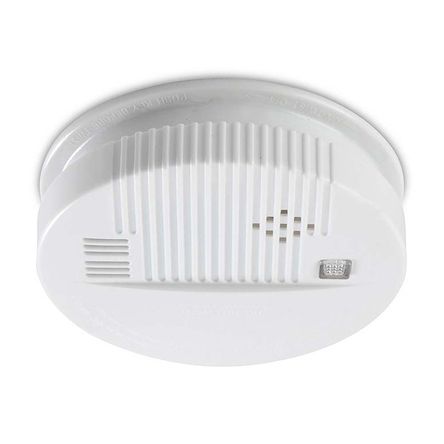 Detector de Humo Werken PVC Blanco Inalámbrico Detector de Humo Werken PVC Blanco Inalámbrico