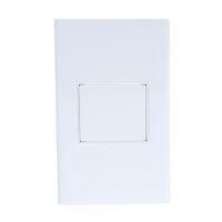 Placa Ciega Blanco Orange