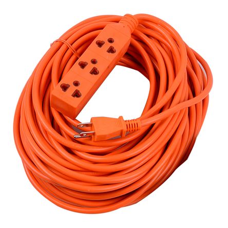 Extensión 3 tomas tierra 3x16awg 30m Werken Extensión 3 tomas tierra 3x16awg 30m Werken