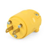 Enchufe 2 patas 15A 125V PVC Leviton