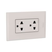 Tomacorriente Duplex Universal LT Arena Bticino MODUS4 Beige