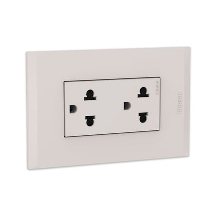 Tomacorriente Duplex Universal LT Arena Bticino MODUS4 Beige Tomacorriente Duplex Universal LT Arena Bticino MODUS4 Beige