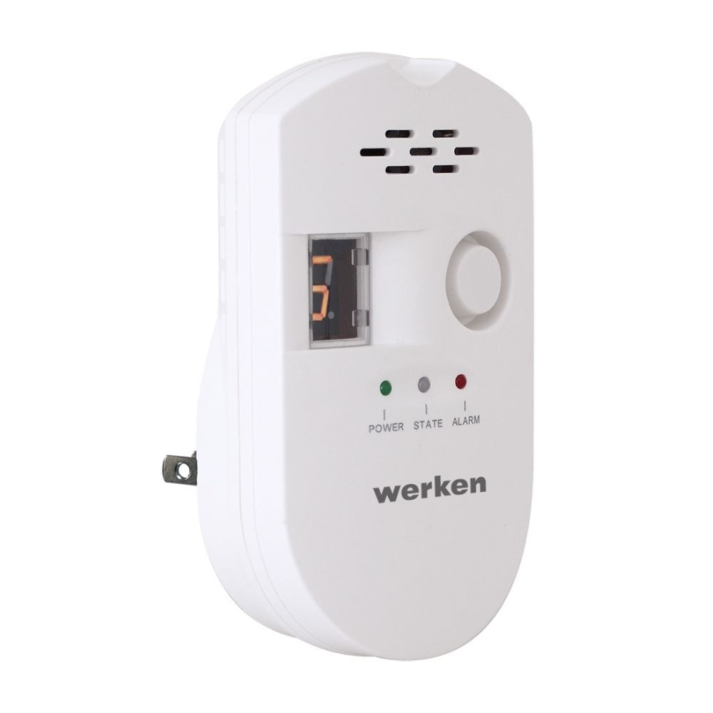 Detector de Gas Policarbonato Werken Modelo LXGAGS