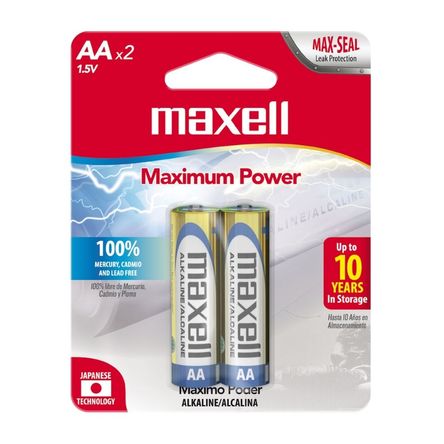Pilas Pack x 2 AA Maxell Pilas Pack x 2 AA Maxell