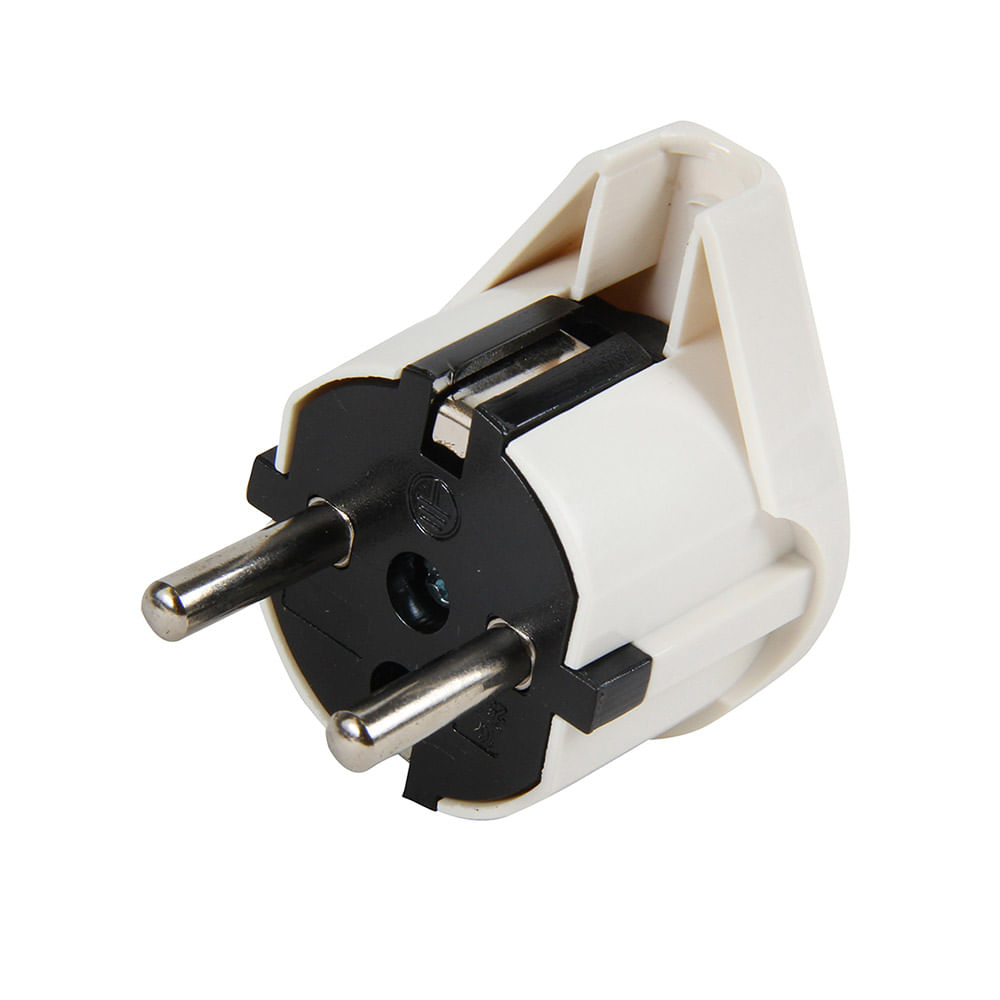 Enchufe Schuko Vertical 2x16A L/T 250V 4.8mm Solera Enchufe Schuko Vertical 2x16A L/T 250V 4.8mm Solera