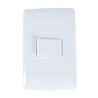 Interruptor Essential Simple Blanco Orange