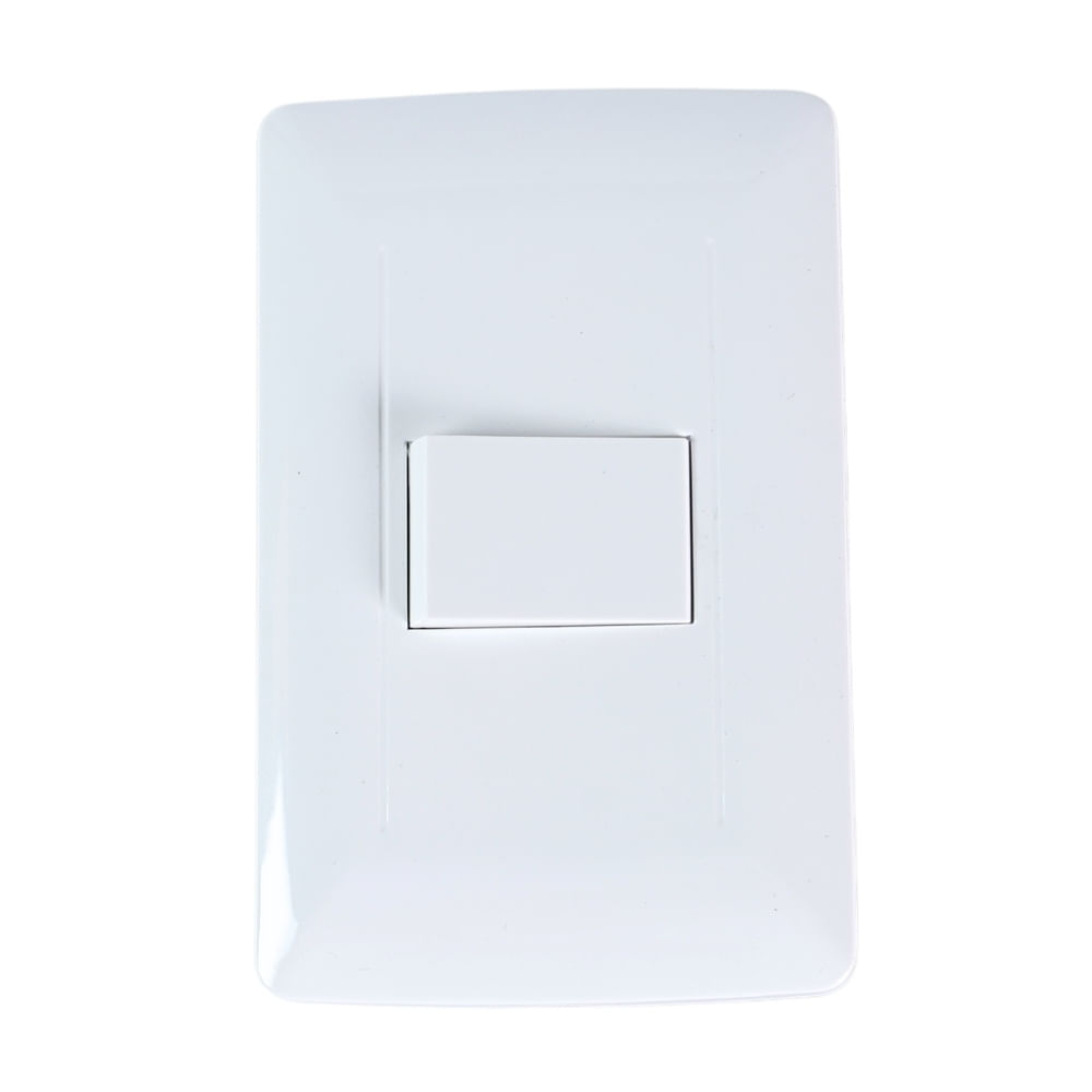 Interruptor Essential Simple Blanco Orange