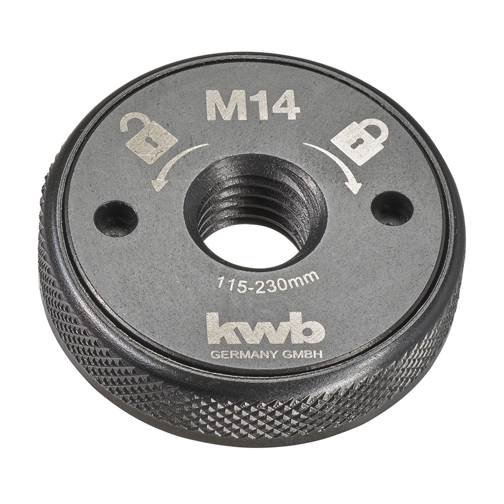 Brida de fijación para amoladora 115-230mm M14 Kwb Brida de fijación para amoladora 115-230mm M14 Kwb